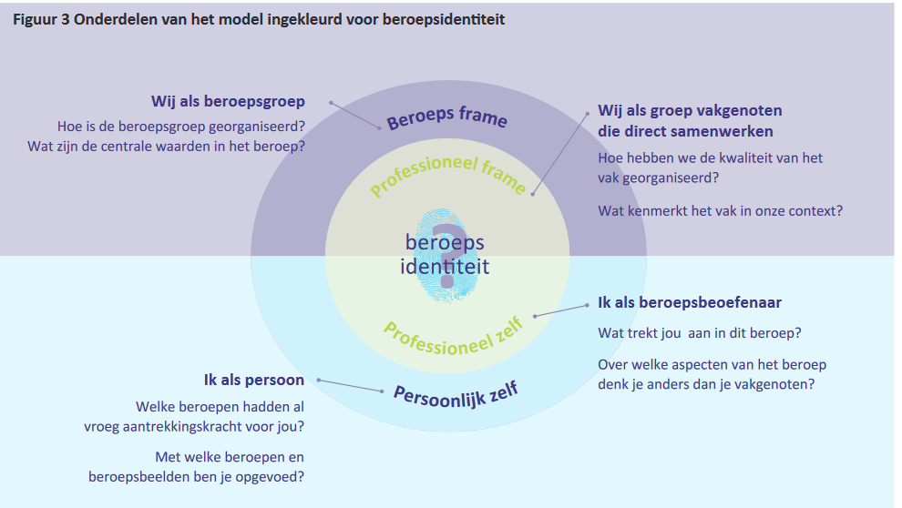 Ingevuld beroepsidentiteitsmodel